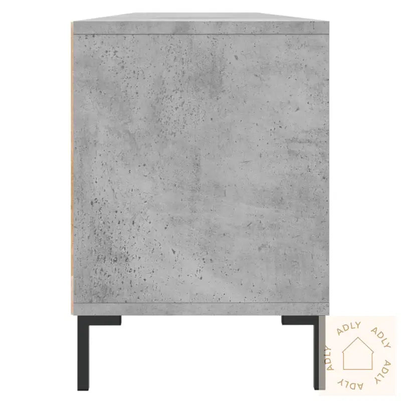 Tv-Benk Betonggrå 150X30X44,5 Cm Konstruert Tre