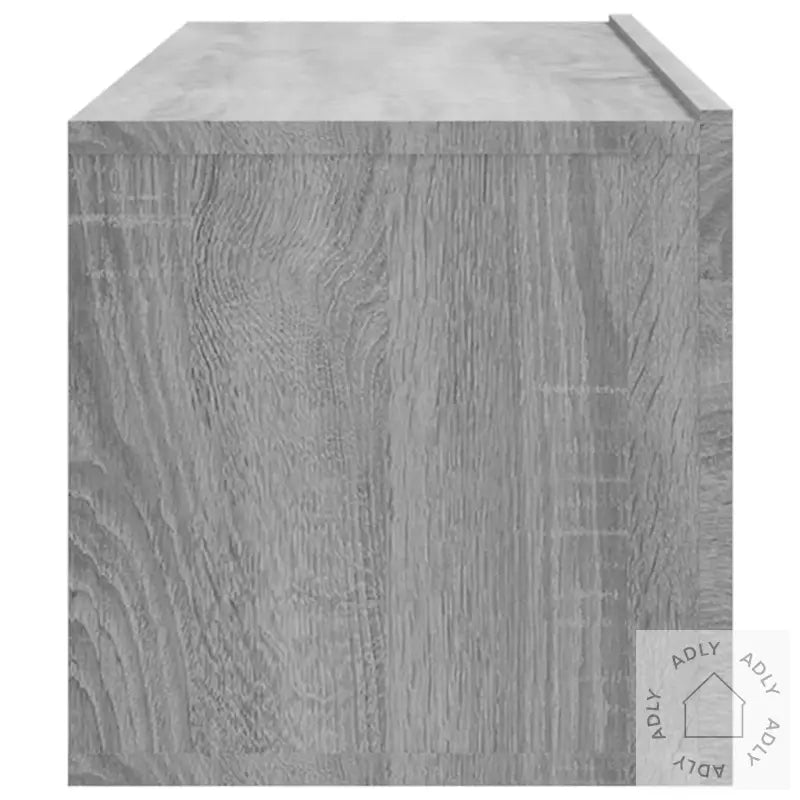 Vegghengte Tv-Benker Grå Sonoma 100X30X30 Cm Konstruert Tre