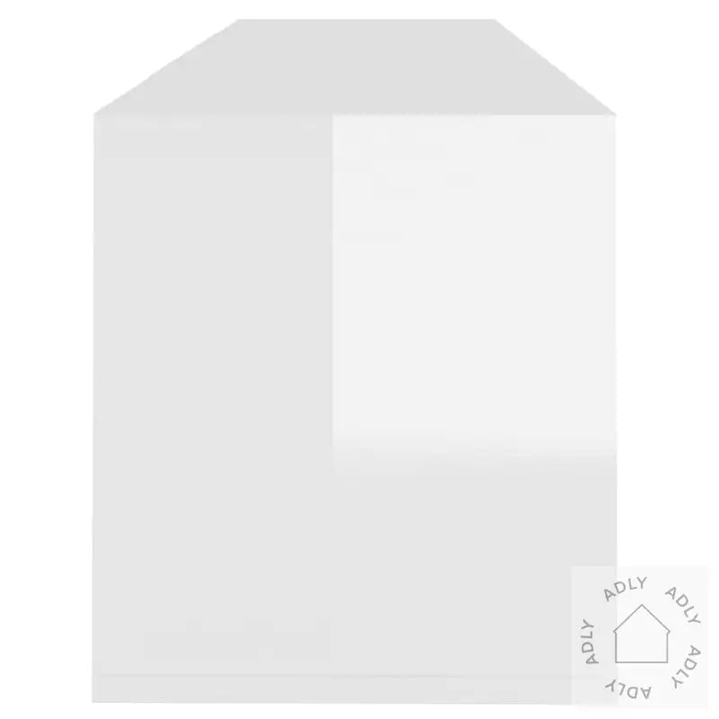 Tv-Benk Høyglans Hvit 120X30X40,5 Cm Konstruert Tre