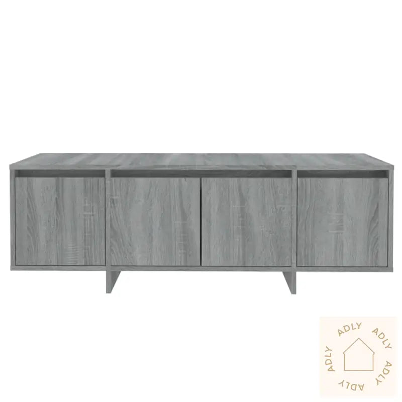 Tv-Benk Grå Sonoma Eik 120X30X40,5 Cm Konstruert Tre