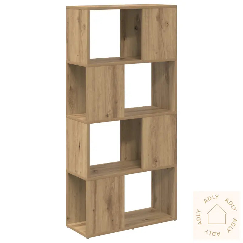 Tv Stativ Artisan Eik Konstruert Tre 60 Cm X 24 Cm X 124 Cm