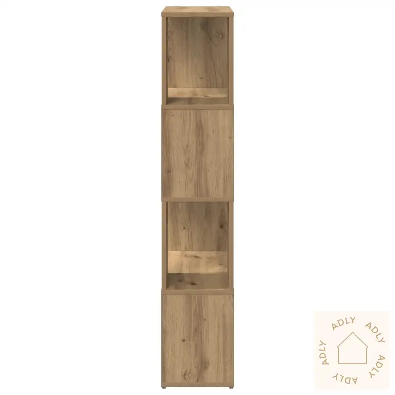 Tv Stativ Artisan Eik Konstruert Tre 60 Cm X 24 Cm X 124 Cm