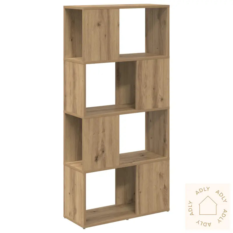 Tv Stativ Artisan Eik Konstruert Tre 60 Cm X 24 Cm X 124 Cm