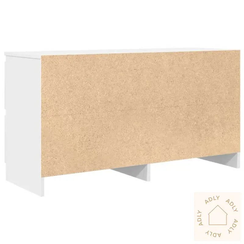 Tv-Benk Hvit 100X35X54 Cm Konstruert Tre
