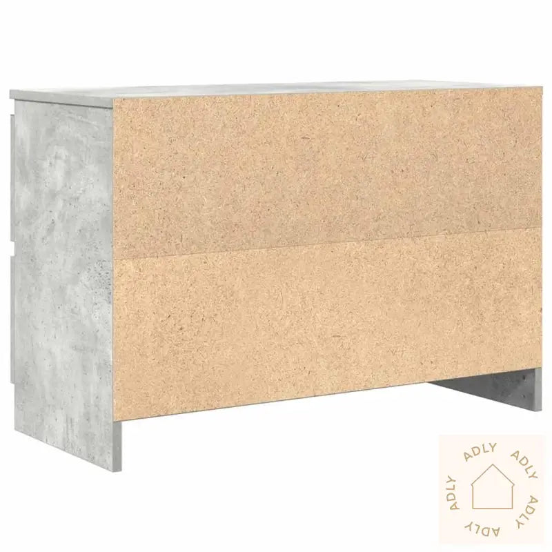 Tv-Benk Betonggrå 80X35X54 Cm Konstruert Tre