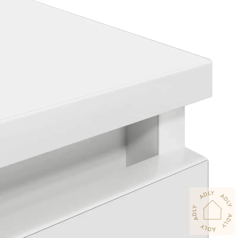 Tv-Benk Hvit 100X35X54 Cm Konstruert Tre
