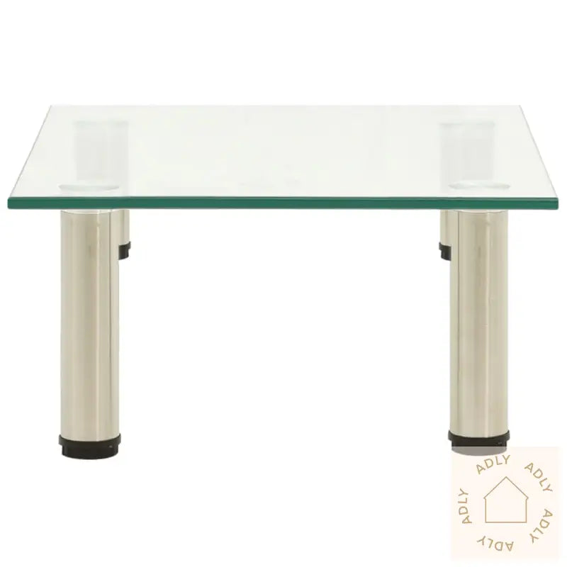 Tv-Benk Gjennomsiktig 40X35X17 Cm Herdet Glass