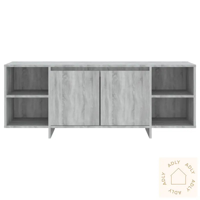 Tv-Benk Grå Sonoma 130X35X50 Cm Konstruert Tre