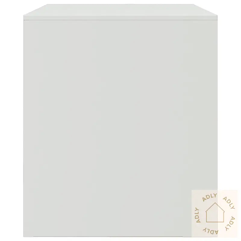 Tv-Benk Hvit 67X39X44 Cm Stål