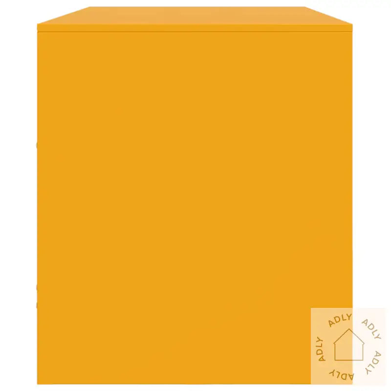 Tv-Benk Sennepsgul 99X39X44 Cm Stål