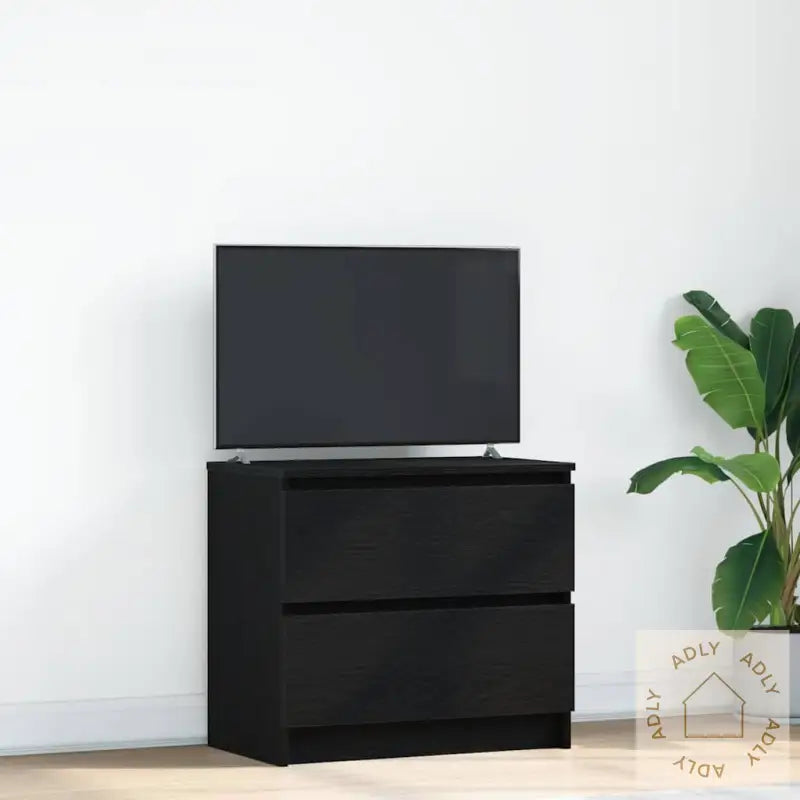 Tv-Benk Svart 60X35X54 Cm Konstruert Tre