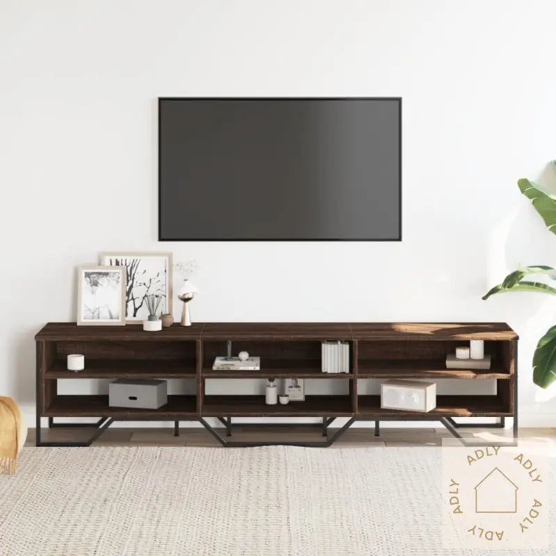 Tv-Benk Sonoma Eik 180X34X41 Cm Konstruert Tre