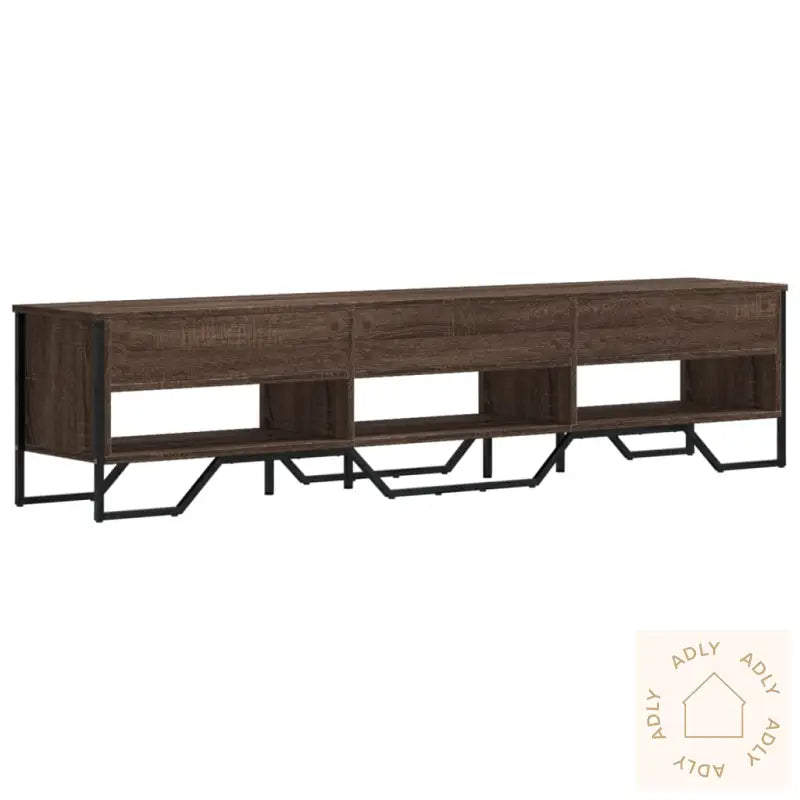 Tv-Benk Sonoma Eik 180X34X41 Cm Konstruert Tre