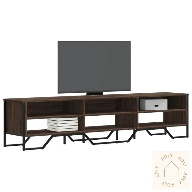 Tv-Benk Sonoma Eik 180X34X41 Cm Konstruert Tre
