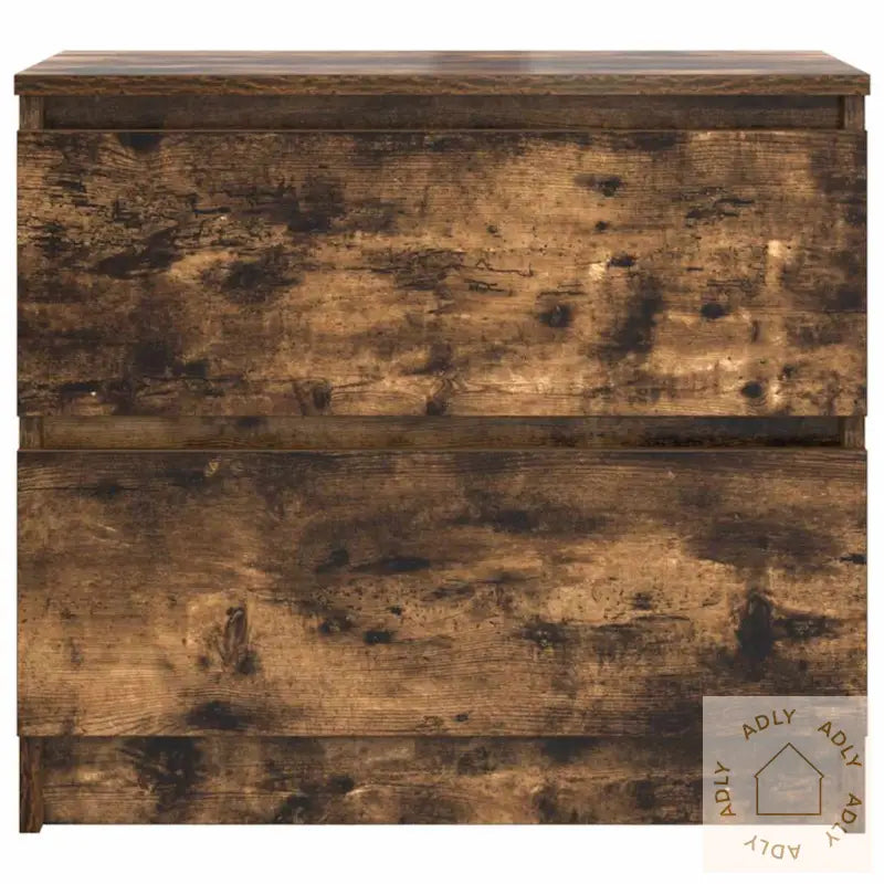 Tv-Benk Røkt Eik 60X35X54 Cm Konstruert Tre