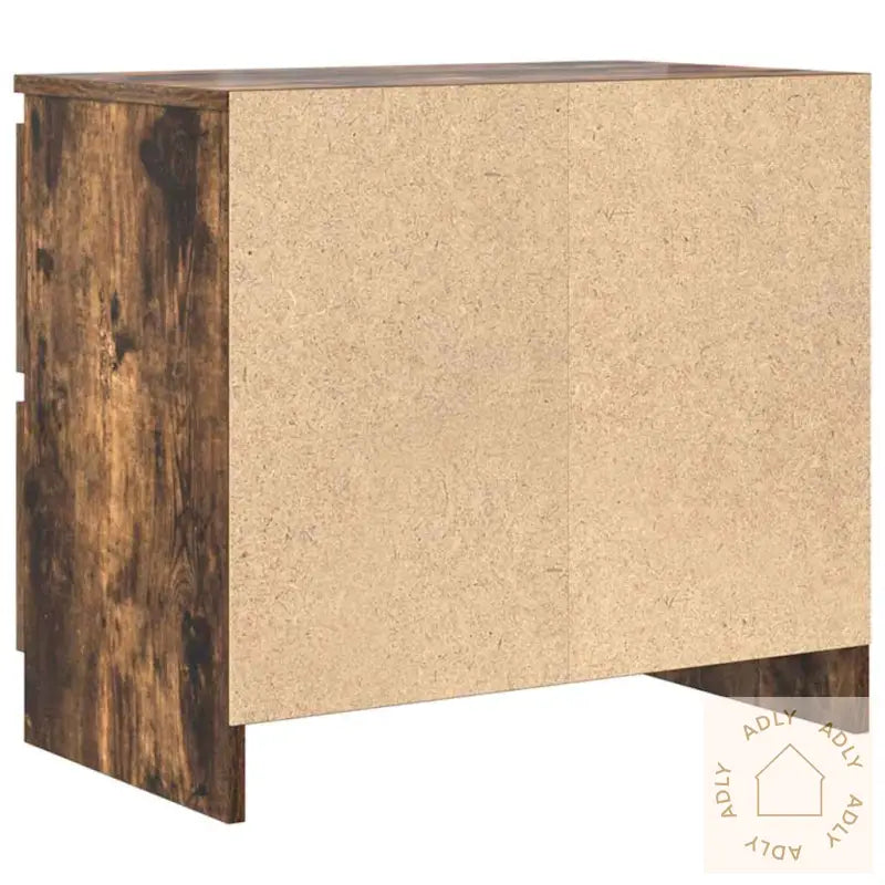 Tv-Benk Røkt Eik 60X35X54 Cm Konstruert Tre