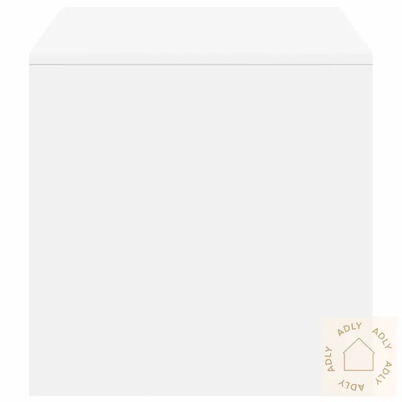 Tv-Benk Hvit 100X40X40 Cm Sponplate