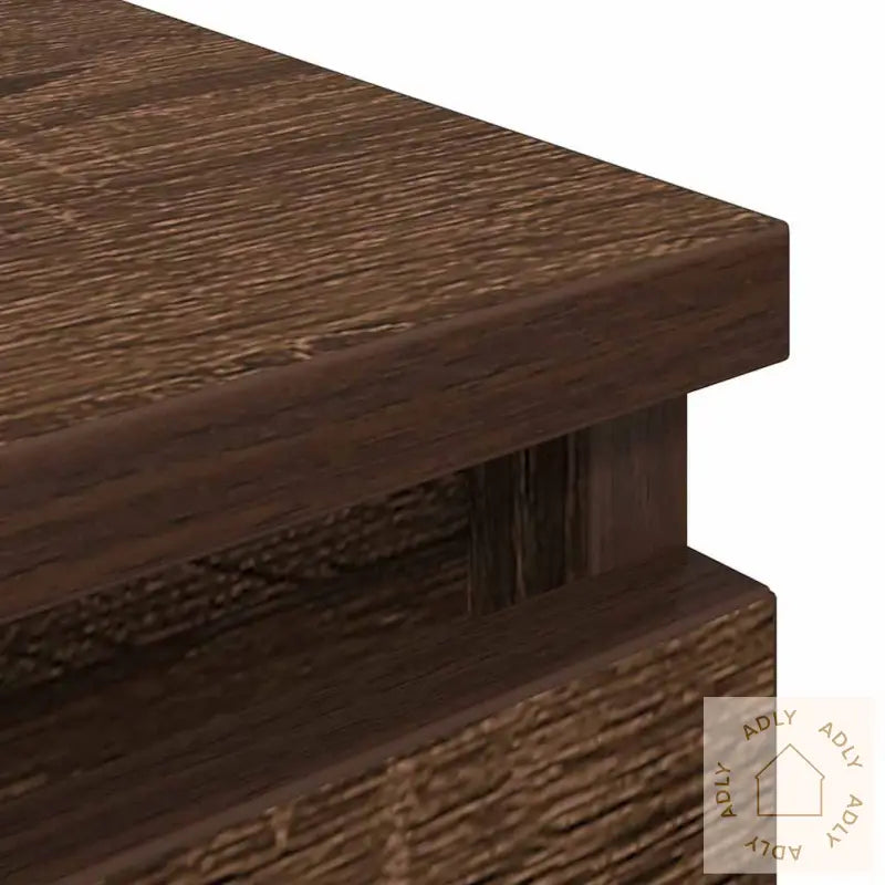 Tv-Benk Sonoma Eik 100X35X54 Cm Konstruert Tre