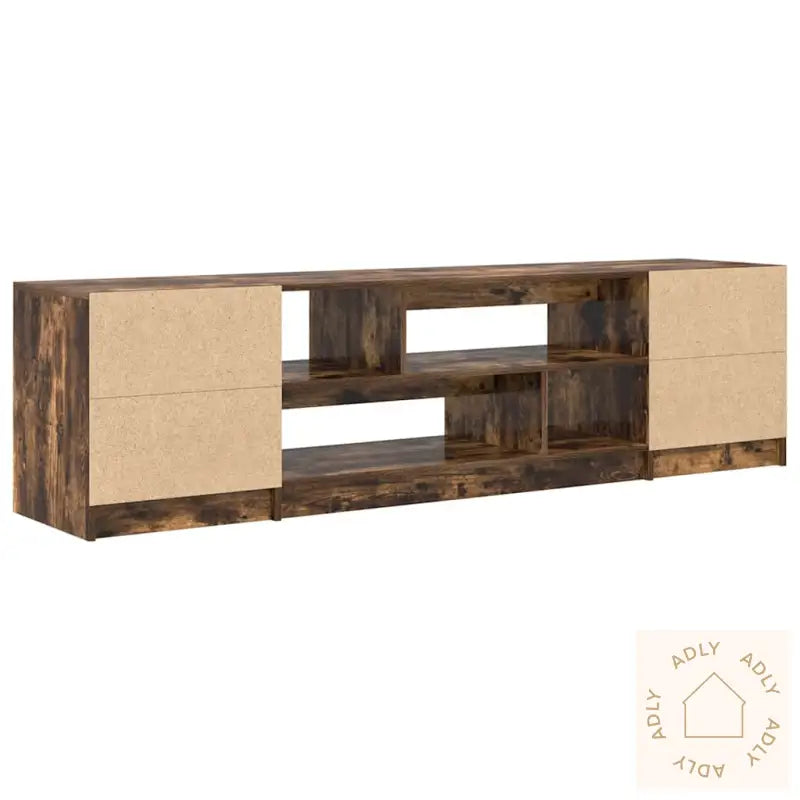 Tv-Benk Røkt Eik 188,5X41X50 Cm Konstruert Tre