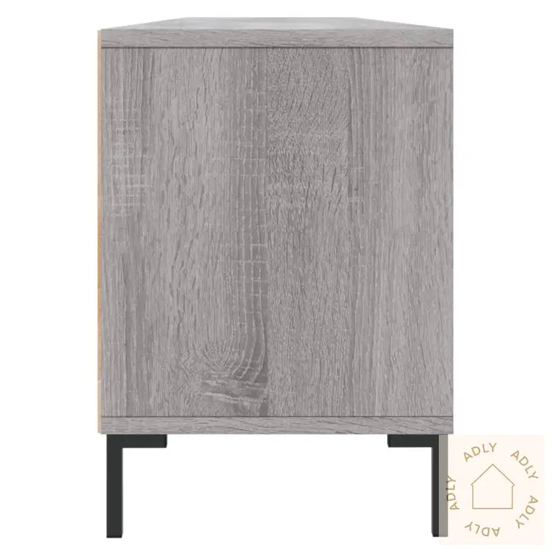 Tv-Benk Grå Sonoma 150X30X44,5 Cm Konstruert Tre