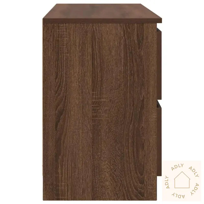 Tv-Benk Sonoma Eik 100X35X54 Cm Konstruert Tre