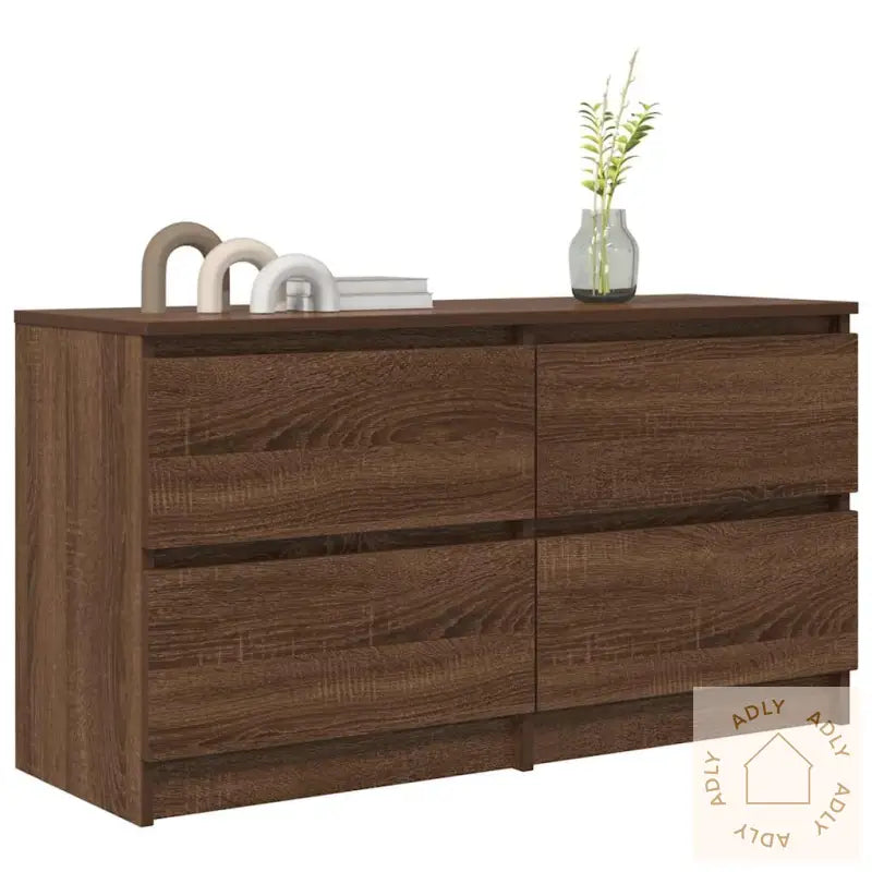 Tv-Benk Sonoma Eik 100X35X54 Cm Konstruert Tre