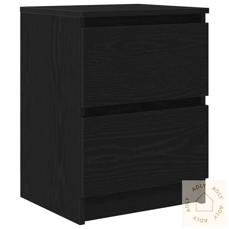 Tv-Benk Svart 40X35X54 Cm Konstruert Tre