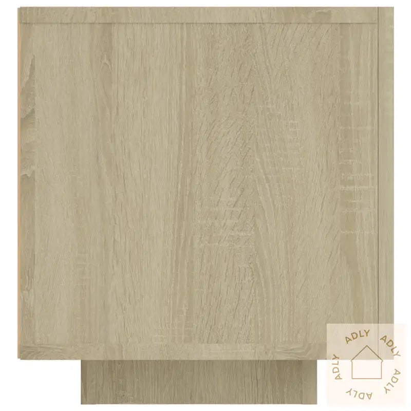 Tv-Benk Med Led-Lys Sonoma Eik 160X35X40 Cm