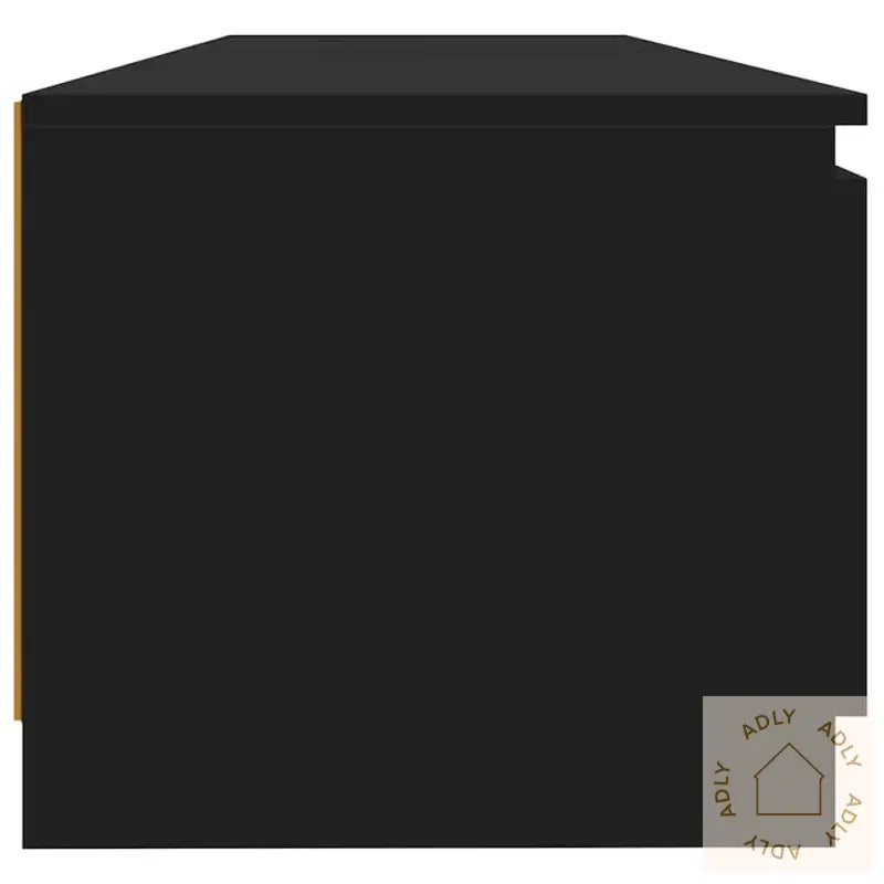 Tv-Benk Med Led-Lys Svart 140X40X36 Cm