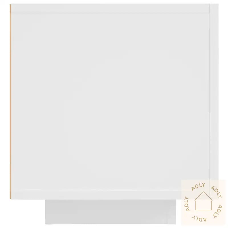 Tv-Benk Med Led-Lys Hvit 160X35X40 Cm