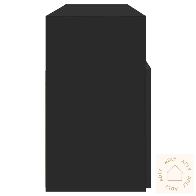 Tv-Benk Med Led-Lys Svart 120X30X50 Cm