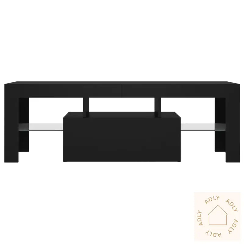 Tv-Benk Med Led-Lys Svart 120X35X40 Cm
