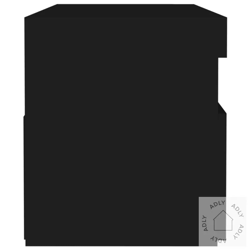 Tv-Benk Med Led-Lys Svart 60X35X40 Cm