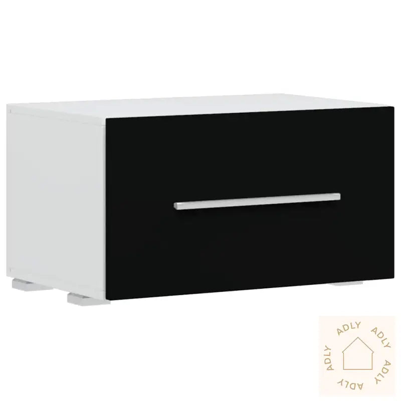 Tv-Enheter Med Led 5 Deler Matt Svart Konstruert Tre