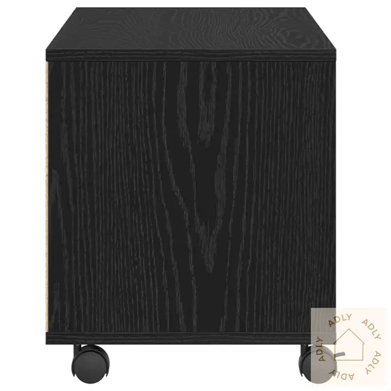 Tv-Benk Svart 90X35X35 Cm Konstruert Tre