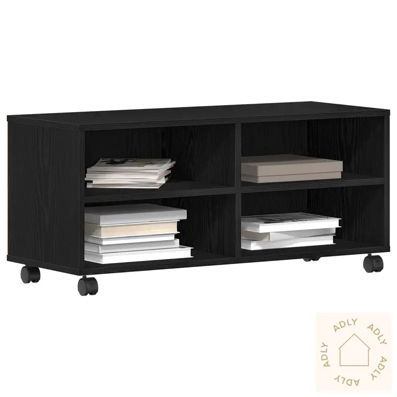 Tv-Benk Svart 90X35X35 Cm Konstruert Tre