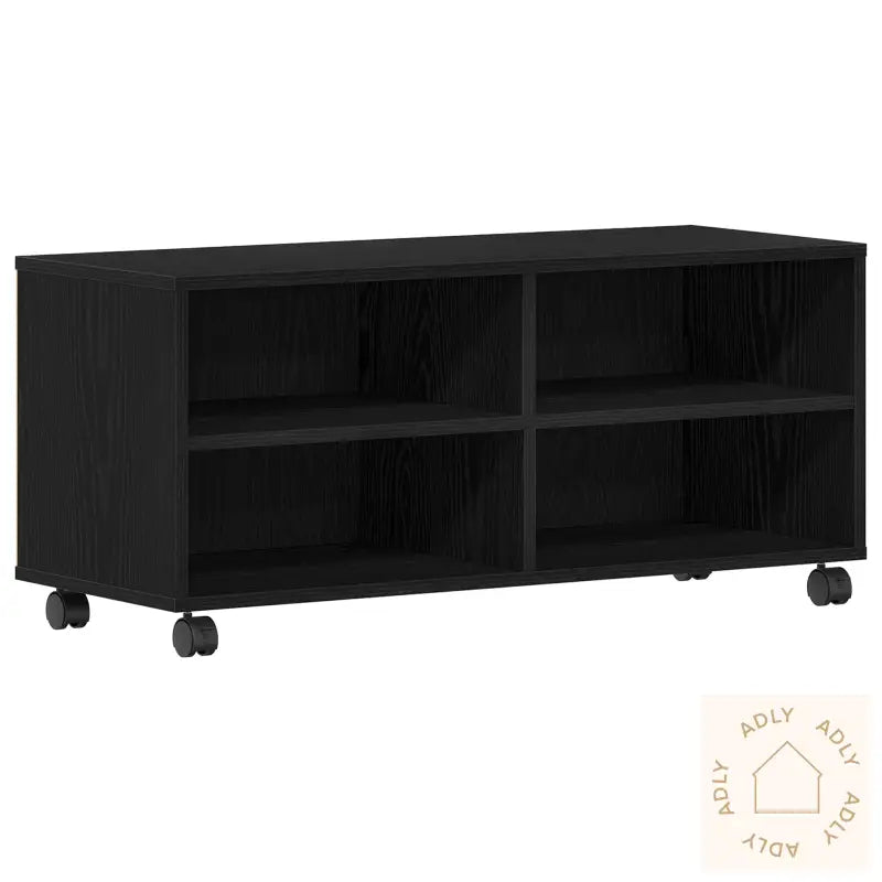 Tv-Benk Svart 90X35X35 Cm Konstruert Tre