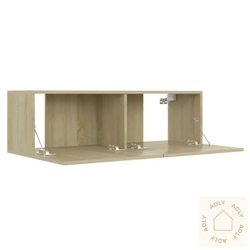 Tv-Benk Sonoma Eik 100X30X30 Cm Konstruert Tre