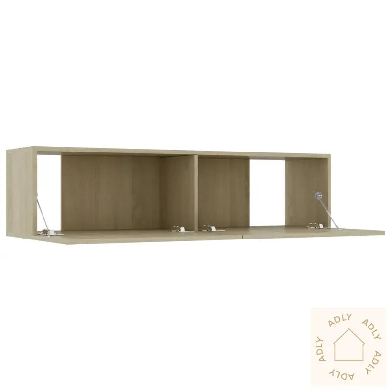 Tv-Benk Sonoma Eik 120X30X30 Cm Konstruert Tre