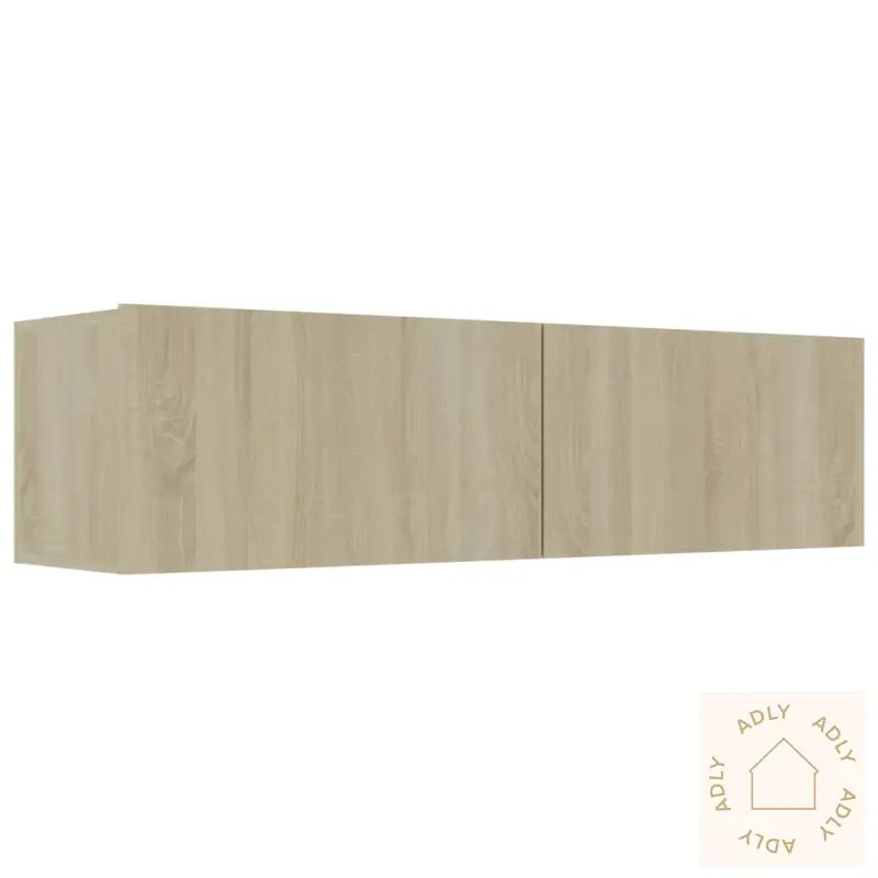Tv-Benk Sonoma Eik 120X30X30 Cm Konstruert Tre