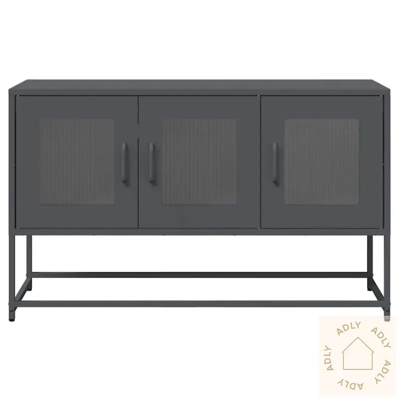 Tv-Skap Antrasitt 100,5X39X60,5 Cm Kaldvalset Stål