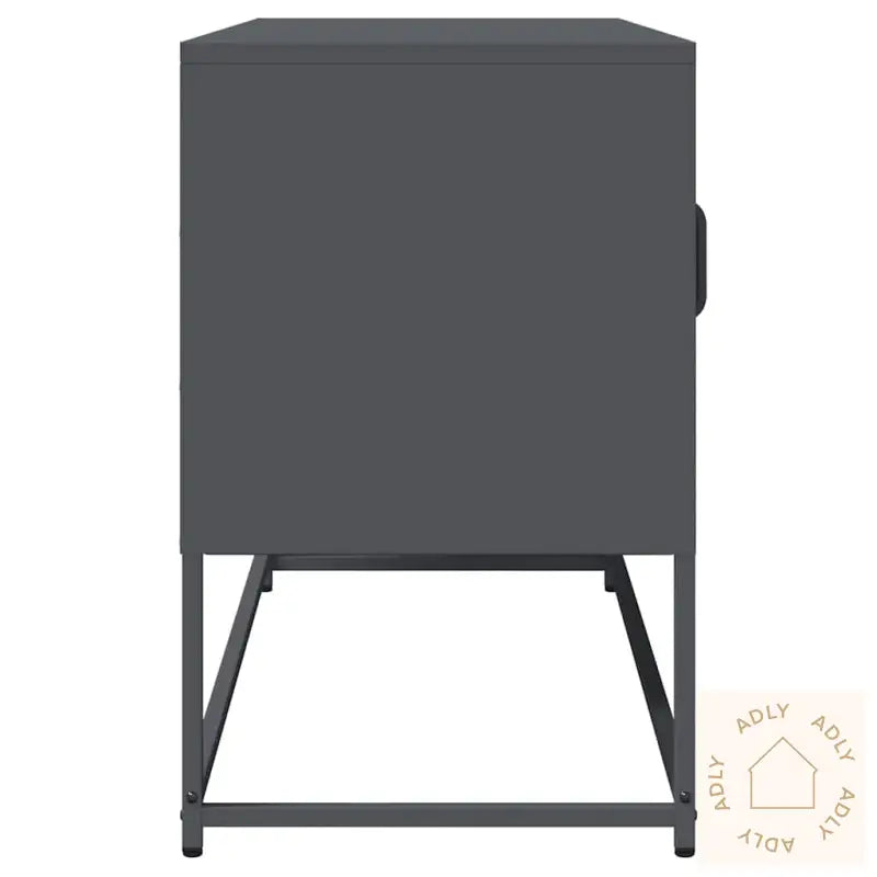Tv-Skap Antrasitt 100,5X39X60,5 Cm Kaldvalset Stål
