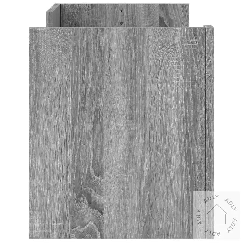 Tv-Benk Grå Sonoma 100X35X40 Cm Konstruert Tre
