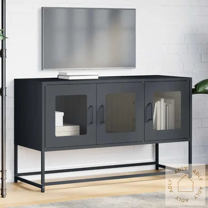Tv-Skap Antrasitt 100,5X39X60,5 Cm Kaldvalset Stål