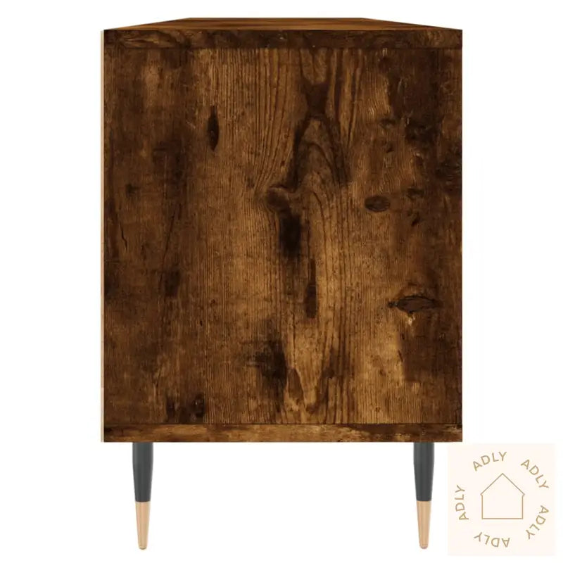 Tv-Benk Røkt Eik 150X30X44,5 Cm Konstruert Tre