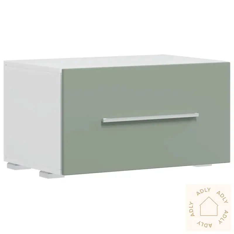 Tv-Enheter Med Led 5 Deler Olivengrønn Konstruert Tre