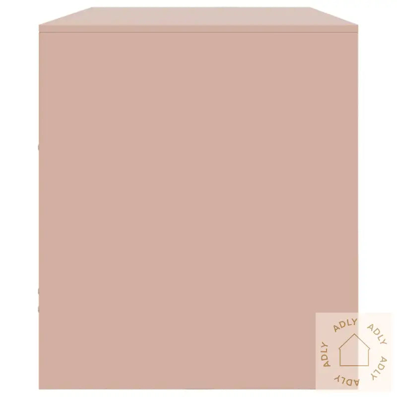 Tv-Benk Rosa 99X39X44 Cm Stål
