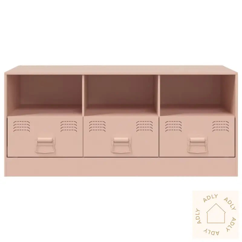 Tv-Benk Rosa 99X39X44 Cm Stål