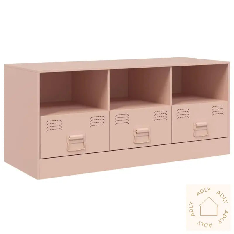 Tv-Benk Rosa 99X39X44 Cm Stål