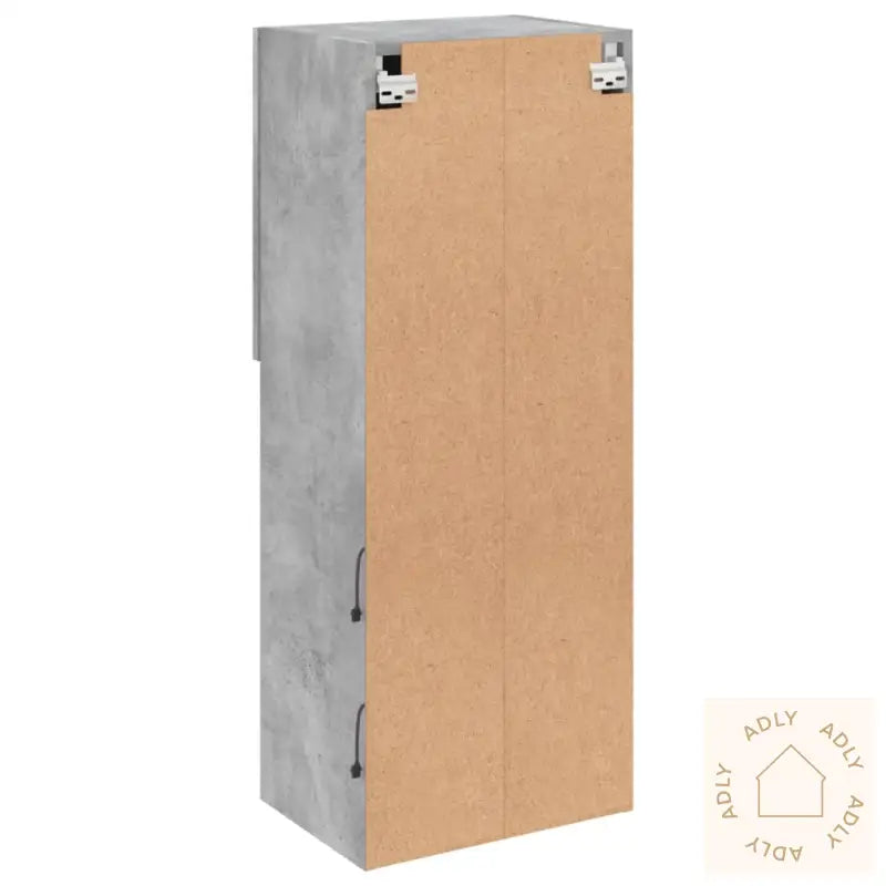 Tv-Benk Med Led-Lys Betonggrå 40,5X30X102 Cm